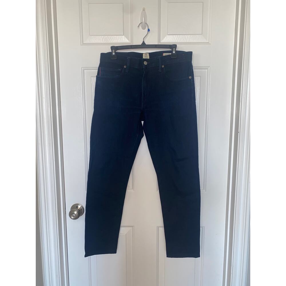 Hiroshi Kato The Pen  Slim 4 Way Indigo Black Raw Selvedge Jeans Size 32